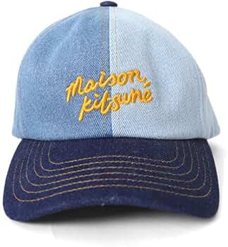 メゾンキツネ　キャップ　デニム Amazon.co.jp: MAISON KITSUNE メゾンキツネ デニム 6パネル
